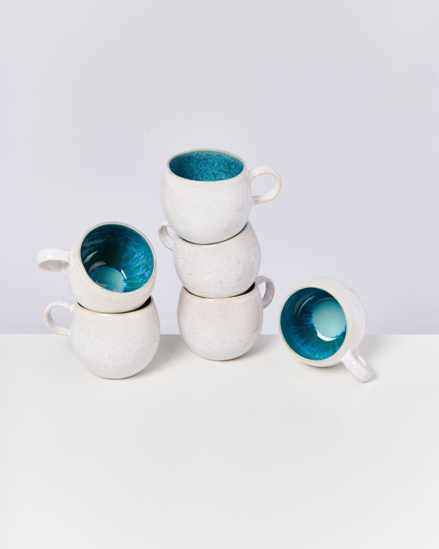 Geschirr Sets Motel a Miio | Areia 6Er Set Tasse Gros Aqua