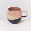 Geschirr Motel a Miio | Bica Tasse Gros Pink Navy Cream